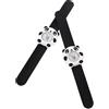 BESPORTBLE Orologio Bambini in Silicone a Forma di Panda, 2 Pezzi, Leggero e Color Bianco, Orologio Portatile per Scuola e Giochi