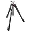 Manfrotto MT055XPRO3, Treppiede a 3 Sezioni in Alluminio, design ergonomico, per DSLR, fotocamera compatta, Mirrorless, Nero