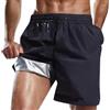 YOSUWOAI Pantaloni da sudorazione per dimagrante, per sauna, pantaloni corti da uomo, termici, per la sudorazione, per la pancia, per lo sport, per la palestra, la corsa, lo yoga