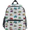 RPLIFE Zaino per bambini piccoli, con trattori colorati, grigi, per scuola materna, per bambini piccoli, 3-8 anni