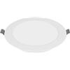 GTV FABRO LED Faretto da incasso piatto 4 W 300 lm - Lampada da soffitto rotonda 4000 K bianco neutro IP40 - Pannello LED da incasso AC 220 - 240 V - Ø10,5 cm