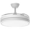 106Cm Ventilatore Da Soffitto Con Luce E Pale Retrattili, Silenzioso Lampada Ven