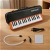 Melodica da 37 Tasti Diamonica Portatile per Studenti, Principianti