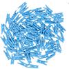 BESPORTBLE Mini Mollette di Legno 100 Pezzi per Carte e Carta, Robuste | Leggere, Costruzione Resistente, per Decorazioni Natalizie e Albero, Formato 2, 5cm, Colore Azzurro