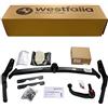Westfalia Gancio Traino Rimovibile per Ford Focus Station Wagon, 04/2011-08/2018, Solo per Veicoli Senza Preliminare Preparazione, Viene Con un Westfalia Kit Cablaggio a 13 Pin