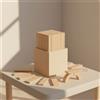 120 Pezzi Tavolette di Legno Impilabili Set di Blocchi di Legno STEM per