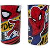My sweety pop Salvadanaio in metallo Spiderman rosso e blu - scuola - deposito monete - 17,5 cm - idea regalo
