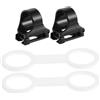 YARNOW 4 Pezzi Clip per Snorkeling Keeper Blocca Boccaglio, Supporti per Maschera da Immersione, Silicone e ABS, Forma a 8, Compatibilità, per Attrezzatura Snorkeling e Immersioni