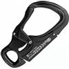Kong. Tango. Moschettone per Ferrata. Doppia Sicurezza contro Aperture Accidentali. Resistente 33 kN, Certificato CE EN 362/T UIAA. 1 Unità. Peso 130g. Colore Nero.