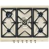 Smeg SRV876POGH Piano Cottura Gas 5 Fornelli 69 cm Crema
