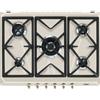 Smeg SRV876AVOGH2 Piano Cottura Gas 5 Fornelli 69 cm Avena