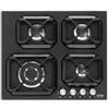 Lofra HLNM6G0 Piano Cottura Gas 4 Fornelli 60 cm Nero