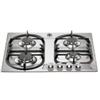 Bertazzoni La Germania P6401D9X/19 Piano Cottura Gas 4 Fornelli 60 cm Acciaio inossidabile