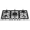 Bertazzoni La Germania P755CLAGX Piano Cottura Gas 5 Fornelli 75 cm Acciaio inossidabile