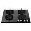 Bertazzoni La Germania P604LAGGN Piano Cottura Gas 4 Fornelli 60 cm Nero