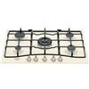 Hotpoint PCN 750 T (OW) R /HA Piano Cottura Gas 5 Fornelli 75 cm Avorio