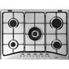DE LONGHI Delonghi DFI 57 ASV Piano Cottura Gas 5 Fornelli 68 cm Acciaio inossidabile