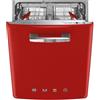 Smeg STFABRD3 Lavastoviglie Sottopiano 13 coperti Classe B Rosso