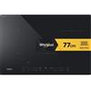 Whirlpool WL S2177 CPNE Piano Cottura a induzione 4 Fornelli 77 cm Nero