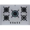 Electrolux KGU753723Z Piano Cottura Gas 5 Fornelli 75 cm Nero, Grigio