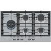 Bosch PCS7A5I90 Piano Cottura Gas 5 Fornelli 75 cm Acciaio inox