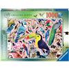 Ravensburger Spielverlag Ravensburger - Puzzle 1000 Gli incredibili uccelli di Matt Sewell
