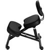 VEVOR Sedia ergonomica con schienale e rotelle, sedia mobile a forma di X per lavorare in ginocchio con altezza regolabile e cuscini in schiuma spessa, ideale per alleviare il dolore al collo o alla schiena a casa, in ufficio o durante la meditazione, …