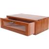 OEM Organizer da scrivania in legno con scomparti, ideale per articoli da ufficio, supporti per monitor e pratici organizer per cosmetici.