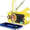 OEM Radio portatile di emergenza con Bluetooth, FM, AM e SW, dotata di batteria da 3600 mAh, allarme SOS, torcia a LED e luce di emergenza per l'attrezzatura da campeggio