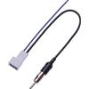 OEM Cavo stereo per auto blu - Lunghezza 28,5 cm - Cavo di aggiornamento per autoradio - Cavo di collegamento stereo per il collegamento degli altoparlanti dell'auto