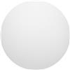 Gadpiparty Paralume Rotondo in Vetro Bianco Opaco Sfera Di Ricambio Per Lampada a Sospensione Con Foro Di Apertura Per Illuminazione Interna