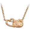 Collana cuore Sanrio Hello Kitty oro rosa Hello Kitty 50° anniversario