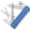 Fox Coltello multiuso alluminio azzurro | Fox Vulpis VP130-SF5 SB