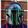 Fatto a mano Elmetto Mandalorian Star Wars Jedis replica casco completamente indossabile c...