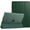 TiMOVO Cover per iPad 9/8/7 Generazione 10.2, Verde Notte | Custodia con Guscio Posteriore Traslucido, Smart Cover, Auto Svegliati/Sonno