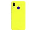 Generico Compatibile con Huawei Honor 10 Lite/P Smart (2019) POT-LX3 POT-LX1 POT-AL00 cover custodia soft slim GEL tpu silicone protezione flessibile MORBIDA matte (Giallo)