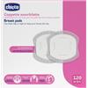 CHICCO (ARTSANA SpA) CHICCO COPPETTE ASSORBILATTE 120 PEZZI 2026