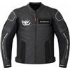 Berik Giubbotto Moto Tecnico Berik 2.0 in Pelle LJ-181377 Nero Gri