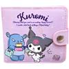 Hemasa Hemas - Portafoglio, stile casual, portamonete, porta carte di credito, per donne e ragazze, Kuromi, 11, casual