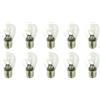 CARALL 10 Pezzi Lampadine Alogene P21/5W BAY15D 12V 21/5W, Ricambi Lampade 12V Per Auto e Moto