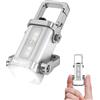Smiling Shark TP-01 Mini Torcia, Lampada LED Portachiavi 400 Lumen COB Ricaricabile Tipo-C Multi-Modi (Alto/Basso/Lampeggiante/SOS) per Esterno Viaggi Emergenze (1 PACK)