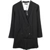Cop-Copine COP COPINE Flow Tuta Donna Nera con Tasche, Doppio Petto, Bottoni (EU) 36