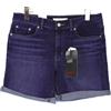 Levi's Classic Premium Pantaloncini Donna W28 Elastico Sbiadito Zip Baffi Giro A
