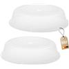 Westmark Copripiatti per Microonde, 2 Pezzi, Diametro: 25 cm, Plastica, Trasparente, 224522E3