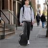 Custodia per chitarra acustica rigida, elettrica o basso elettrico, per tour