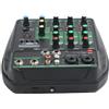 Mixer DJ 4 con interfaccia USB BT XLR uscite preamplificatore microfono e
