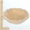 Lycce lettino di ricambio per tiragraffi in peluche, beige, Ø 40 cm
