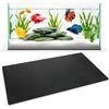 Draupnir Tappetino universale per acquario, nero, 120 x 60 cm, 5 mm, antiscivolo, isolante termico e ritagliabile
