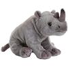 WWF - India WWF WWF00350 - Peluche a Forma di Rinoceronte (World Wide Fund for Nature) dal Design Realistico, Dimensioni Circa 18 cm e meravigliosamente Morbido, Multicolore
