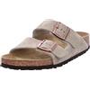 Birkenstock 051463 Arizona taupe, Suede Leather PIANELLE Uomo, Taupe EU 38